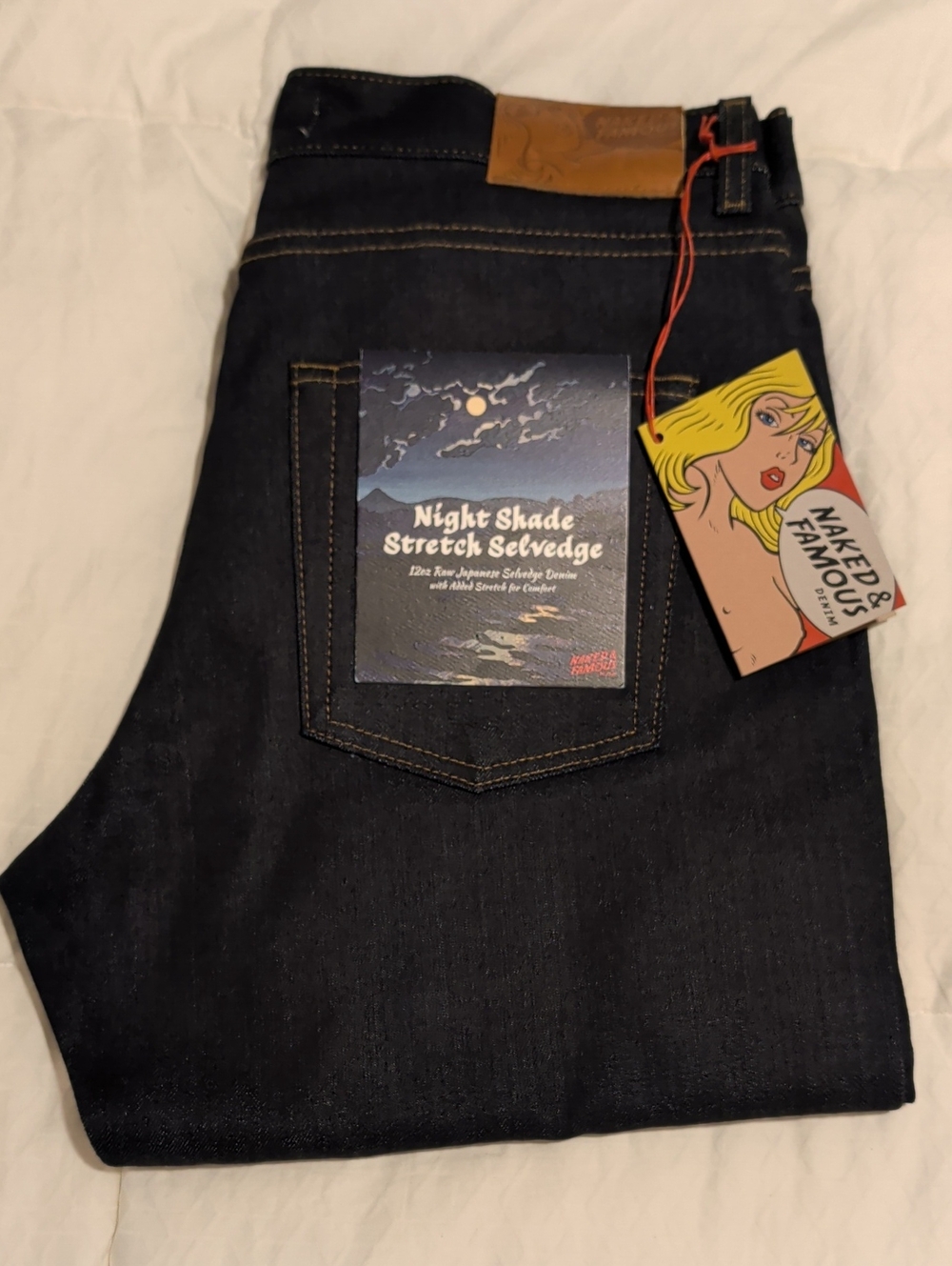 Naked & Famous Night Shade Stretch Selvedge Women's Jeans "Max" - Size 32 (NWT!)